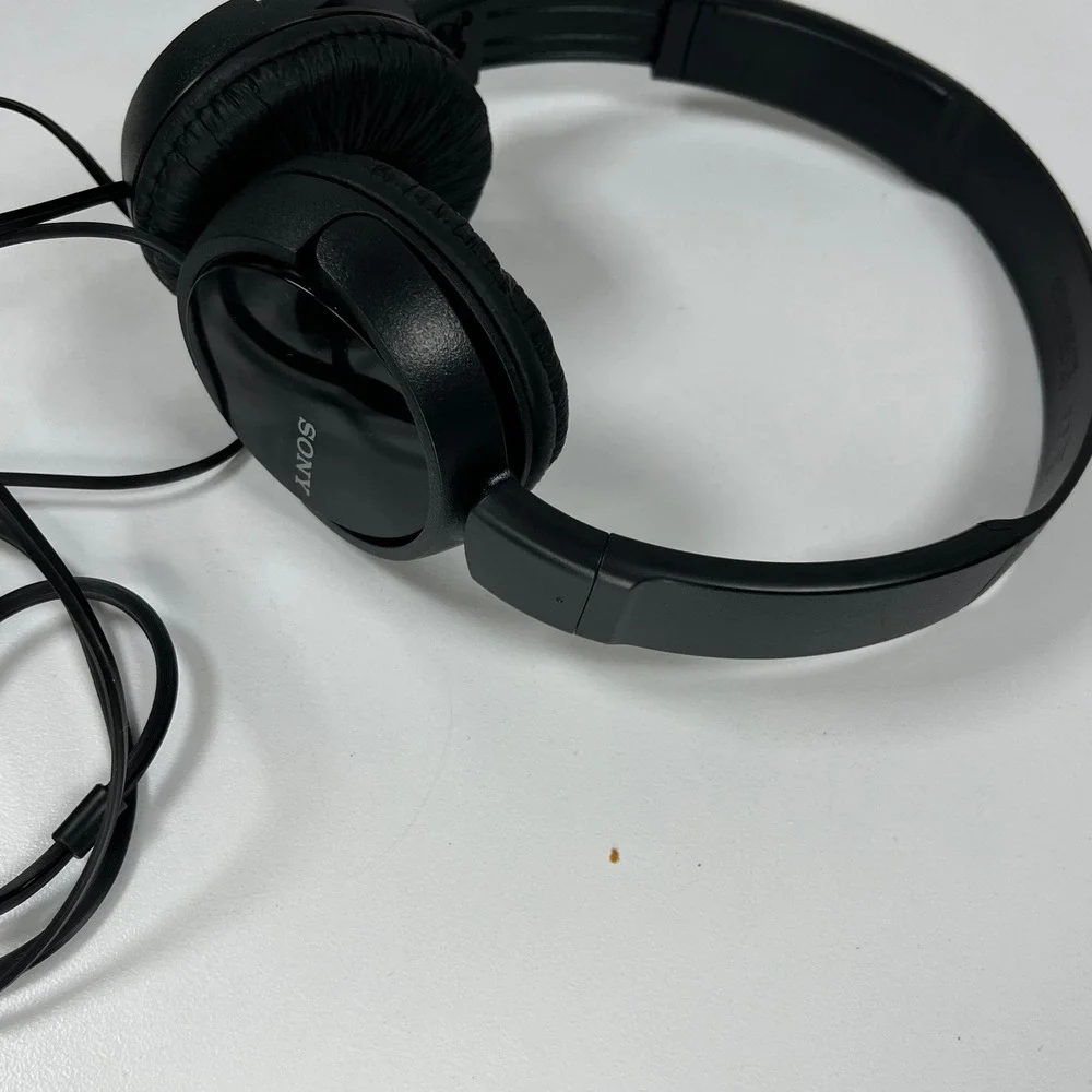Sony MDR-ZX110 Wired On-Ear Headphones Black Foldable MDRZX110/B‎